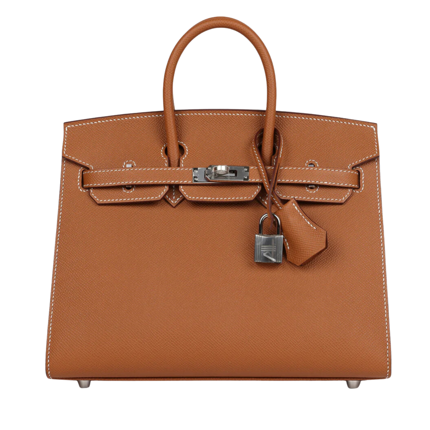 Hermes Birkin Sellier 25 Gold Epsom Leather