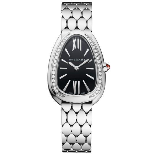 Bvlgari Ref. 103950 Serpenti Black Dial Factory Diamond Bezel Seduttori