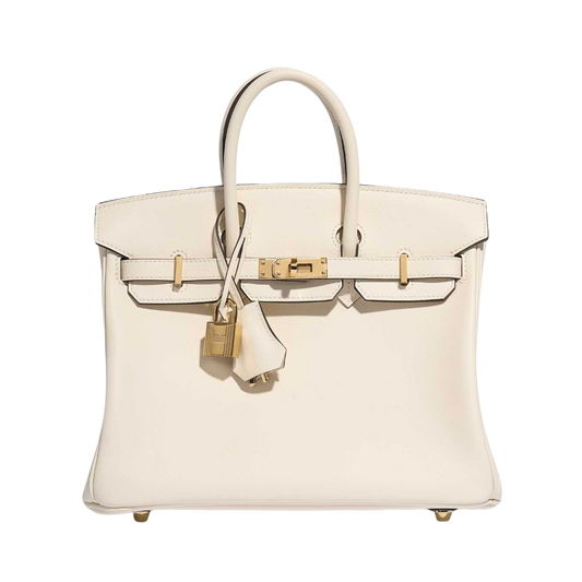 Hermes Birkin 25 Nata Swift Leather