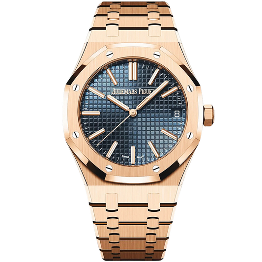 Audemars Piguet Royal Oak Ref. 15510OR.OO.1320OR.01 41MM Rose Gold Blue Dial