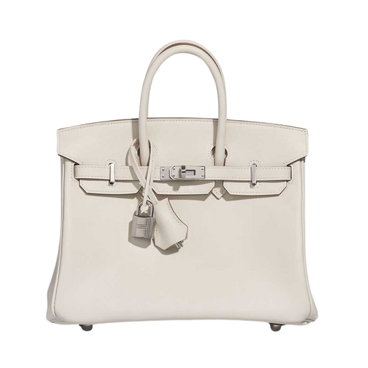 Hermes Birkin 25 Mushroom Swift Leather