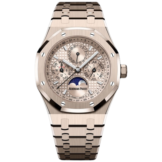 Audemars Piguet Royal Oak Ref. 26674SG.OO.1320SG.01 41MM Sand Gold Perpetual Calendar