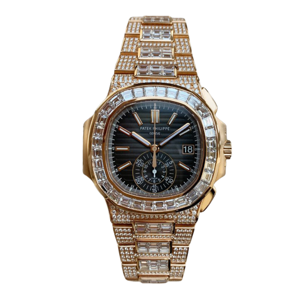 Patek Philippe Nautilus Chronograph Ref. 5980/1400R Rose Gold Full Fac ...