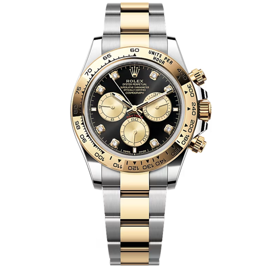 Rolex Cosmograph Daytona Ref. 126503 Two Tone Oystersteel Black Dial Gold Subdials