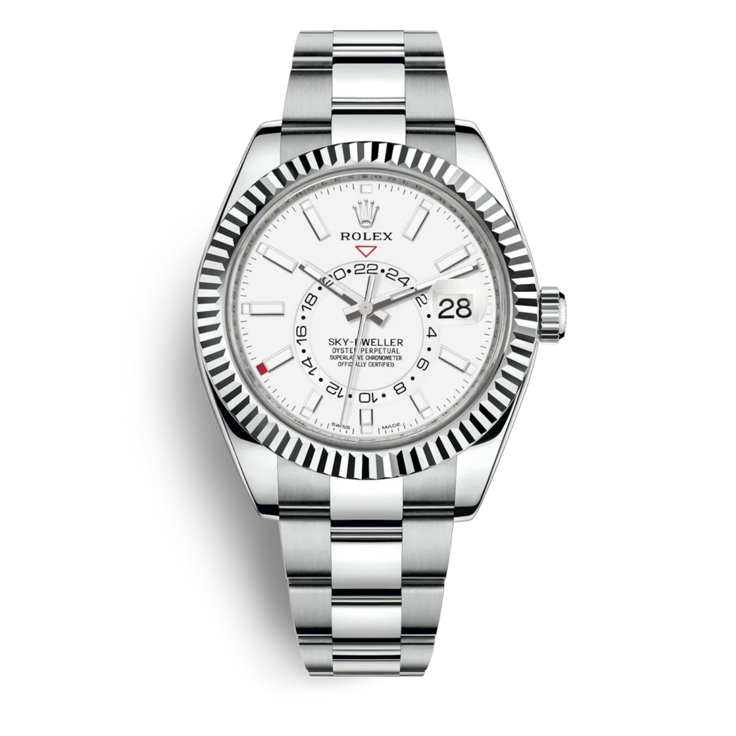 Rolex Skydweller Ref. 326934 42mm Stainless Steel White Dial in Oyster Bracelet