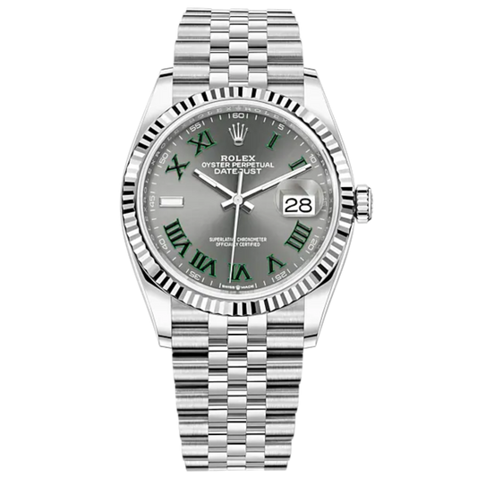 Rolex Datejust Ref. 126234 36mm Wimbledon Dial in Jubilee
