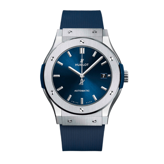CLASSIC FUSION 3-HANDS 45MM TITANIUM BLUE
