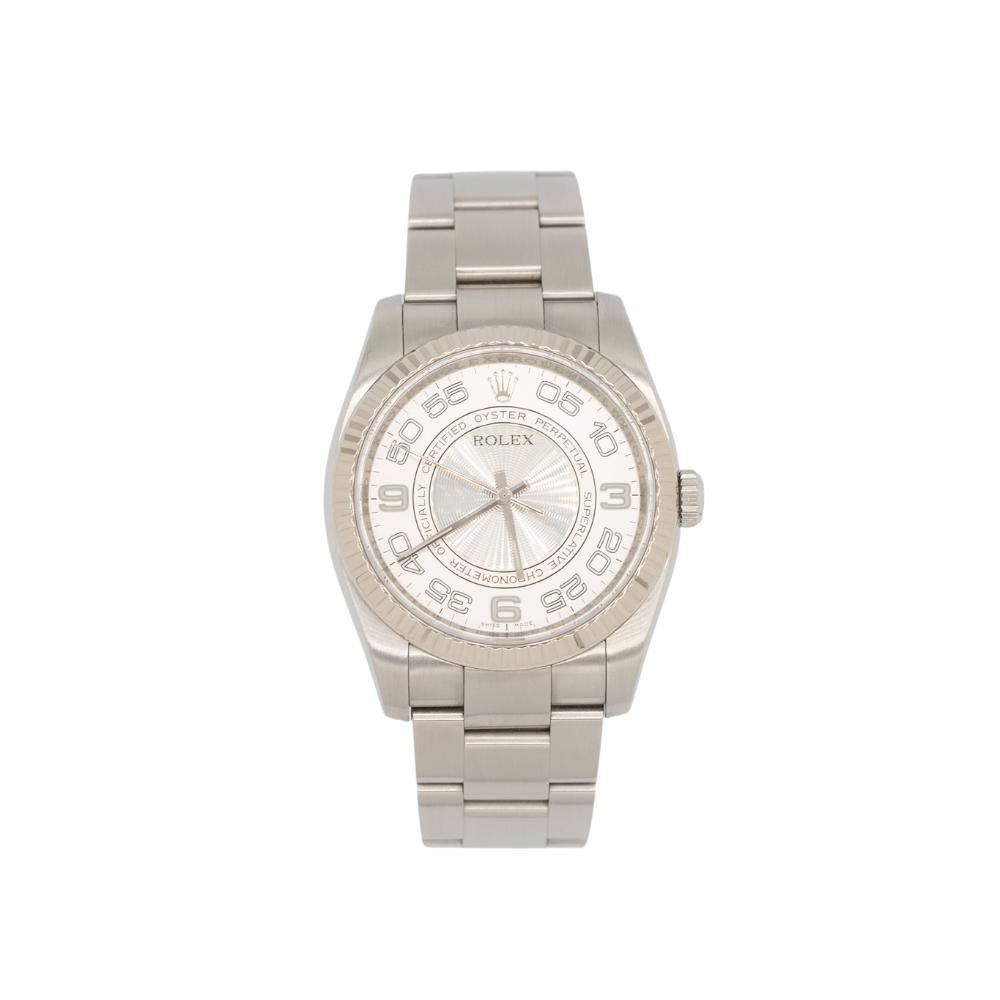 Rolex Oyster Perpetual Ref. 116034 36MM Stainless Steel Silver Dial