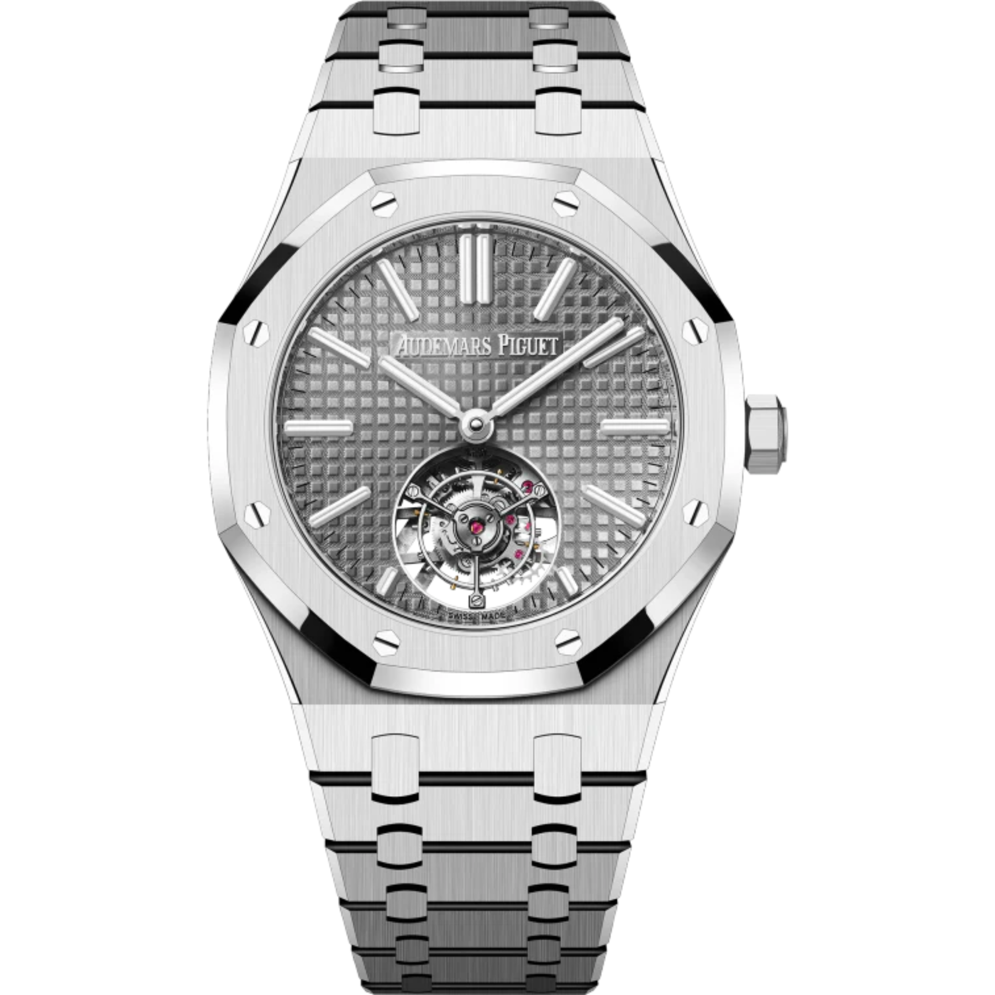 Audemars Piguet Royal Oak. Ref. 26730ST.OO.1320ST.06 41MM Stainless Steel Grey Dial Tourbillon
