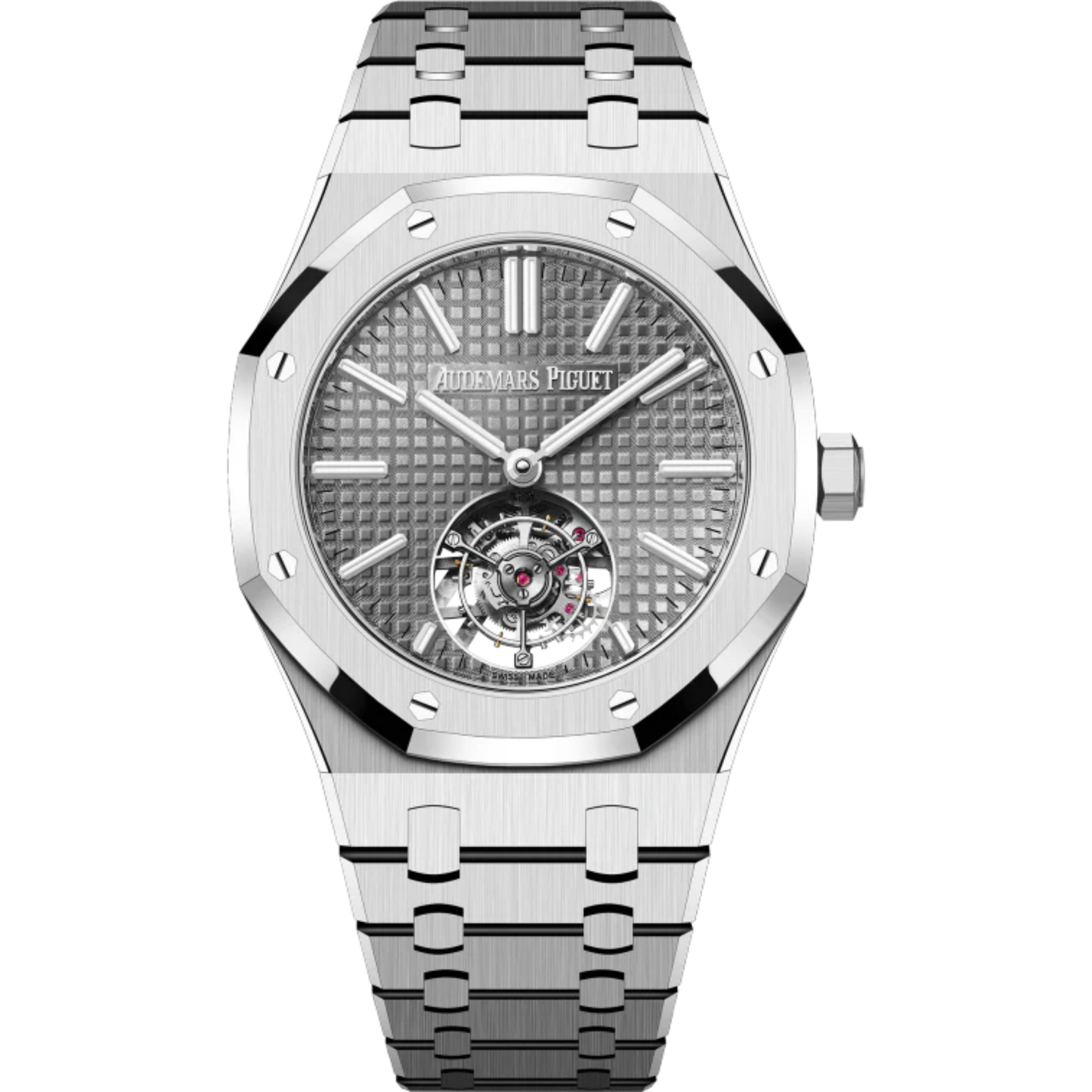 Audemars Piguet Royal Oak. Ref. 26730ST.OO.1320ST.06 41MM Stainless Steel Grey Dial Tourbillon