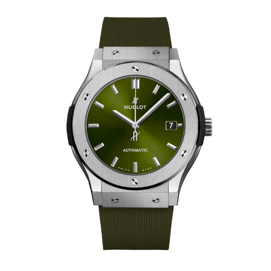 CLASSIC FUSION 3-HANDS 33MM TITANIUM GREEN