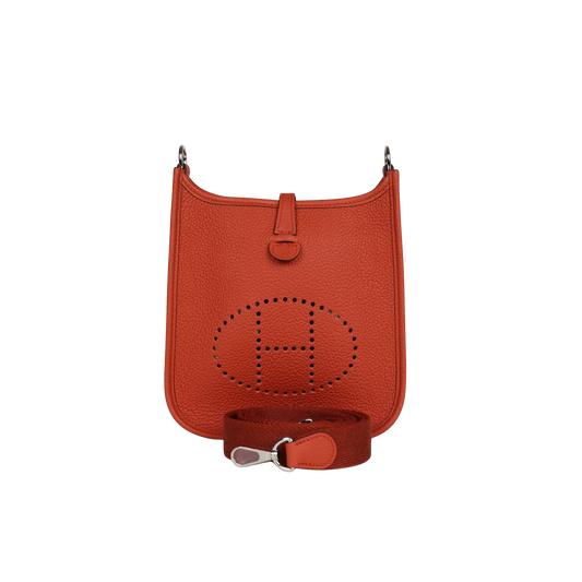 Hermes Evelyne TPM Cuivre Clemence Leather