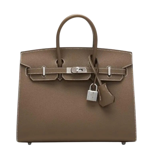 Hermes Birkin 25 Etoupe Epsom Leather