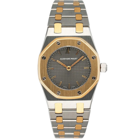 Audemars Piguet Royal Oak Ref. 6007SA 26MM Two Tone Yellow Gold/SS Slate Dial
