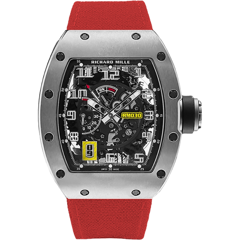 Richard Mille RM 30 Red Velcro Strap