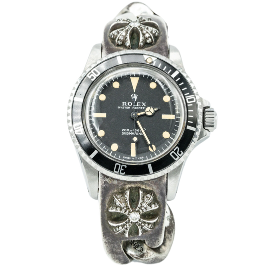 Rolex Ref. 5513 40MM Submariner on Chrome Hearts Bracelet Full Factory Set Bracelet