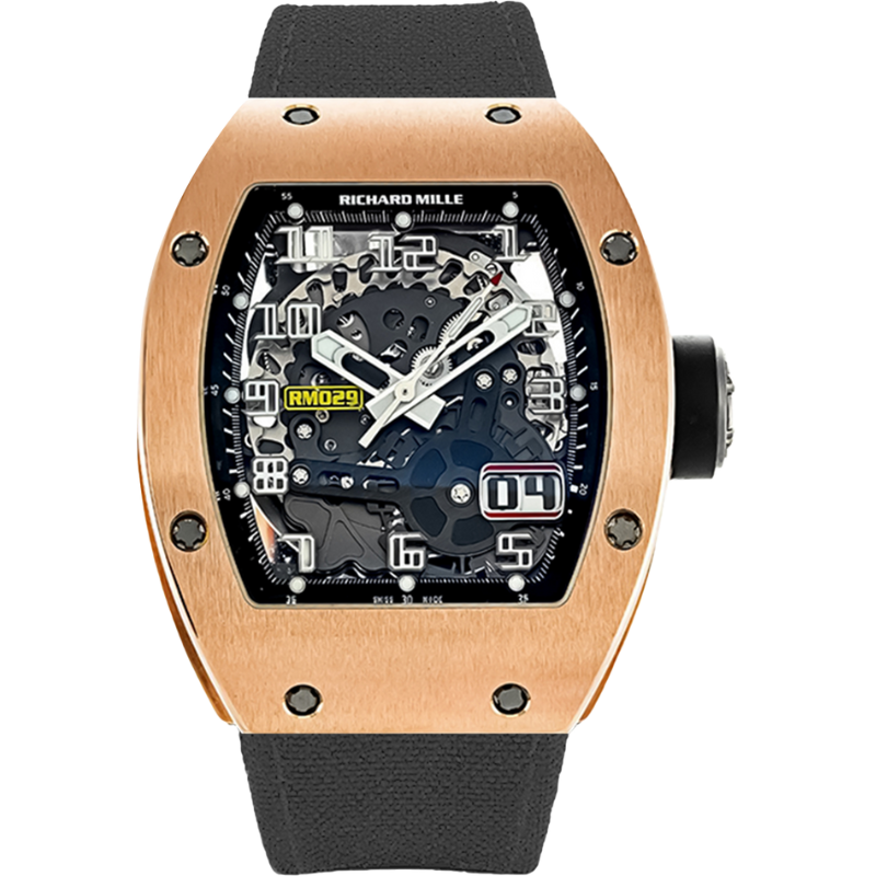 Richard Mille RM 29 Black Velcro Strap