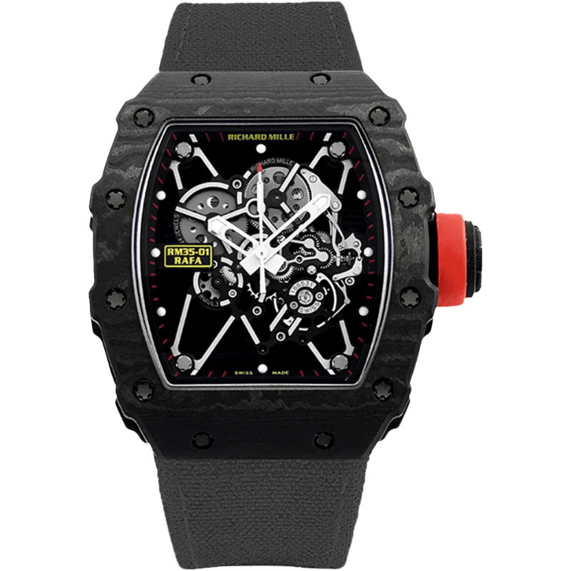 Richard Mille RM 35 Black Velcro Strap