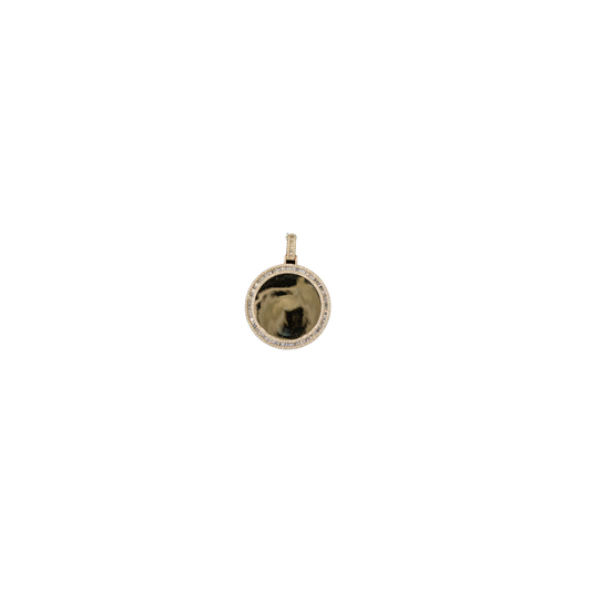 10k Yellow Gold Memory Pendnat - 11.58 grams - 2.82 cts