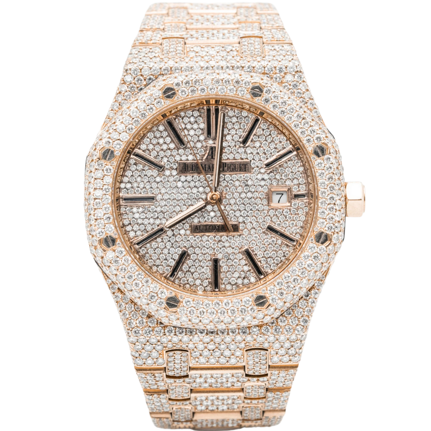 Audemars Piguet Ref. 15400OR.OO.1220OR.01 41MM Rose Gold Bustdown Stick Dial