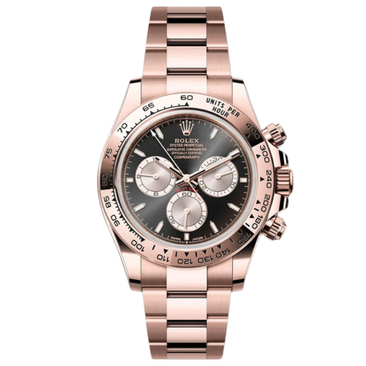 Rolex Daytona Ref. 126505 Rose Gold  Black Dial with Silver Subdials