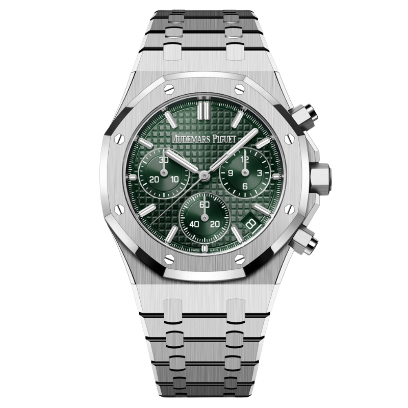 Audemars Piguet Royal Oak 26240ST.OO.1320ST.04 41MM Stainless Steel Green Dial 50TH Anniversary