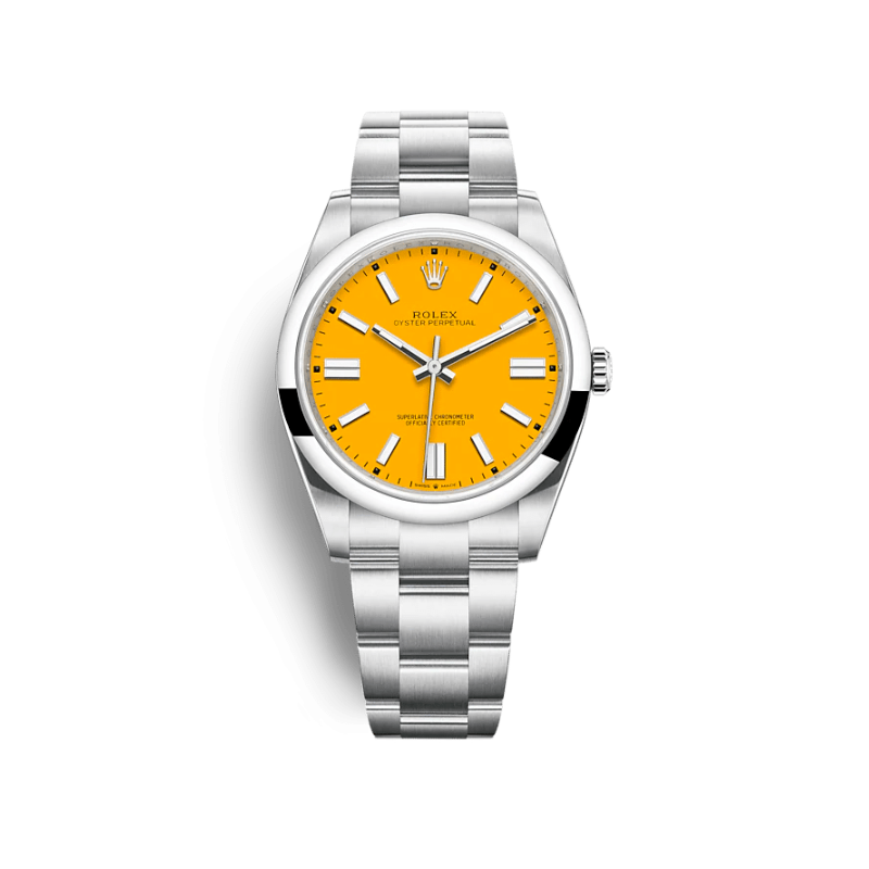 Rolex Oyster Perpetual Ref. 124300 41mm Yellow Dial