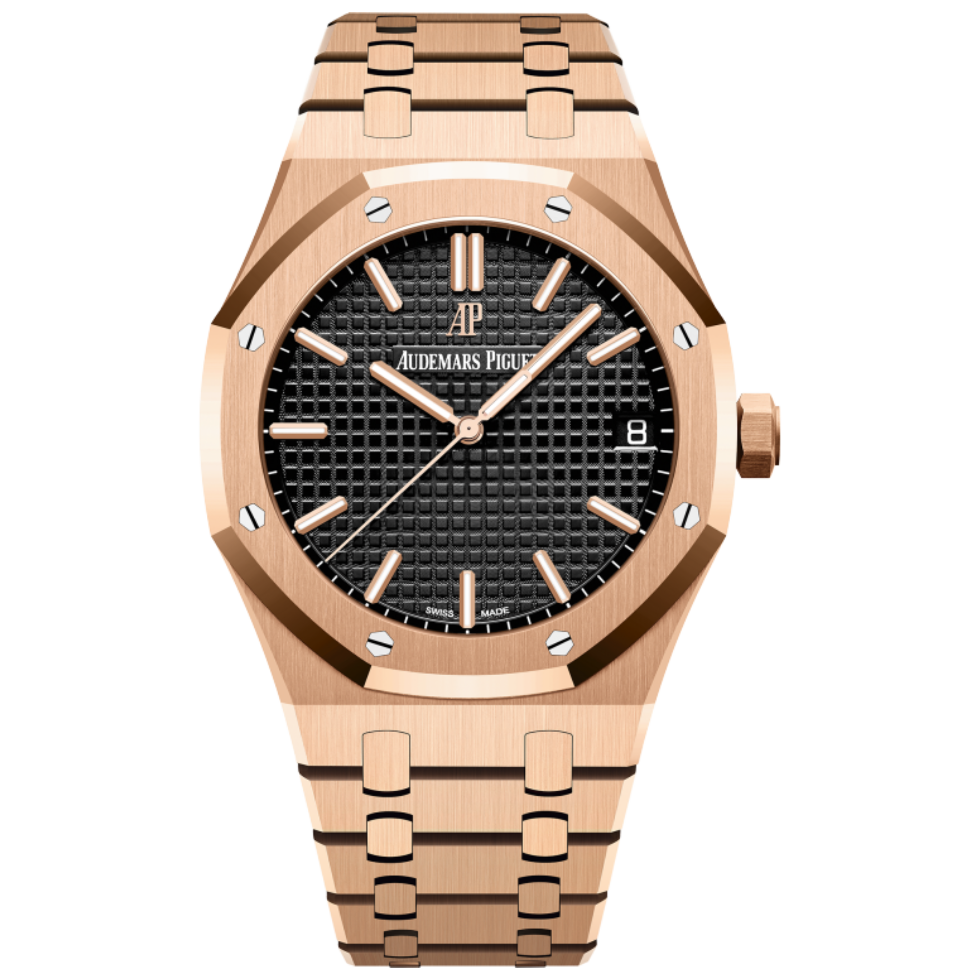 Audemars Piguet Royal Oak Ref. 15500OR.OO.1220OR.01 41MM Full Rose Gold Black Dial