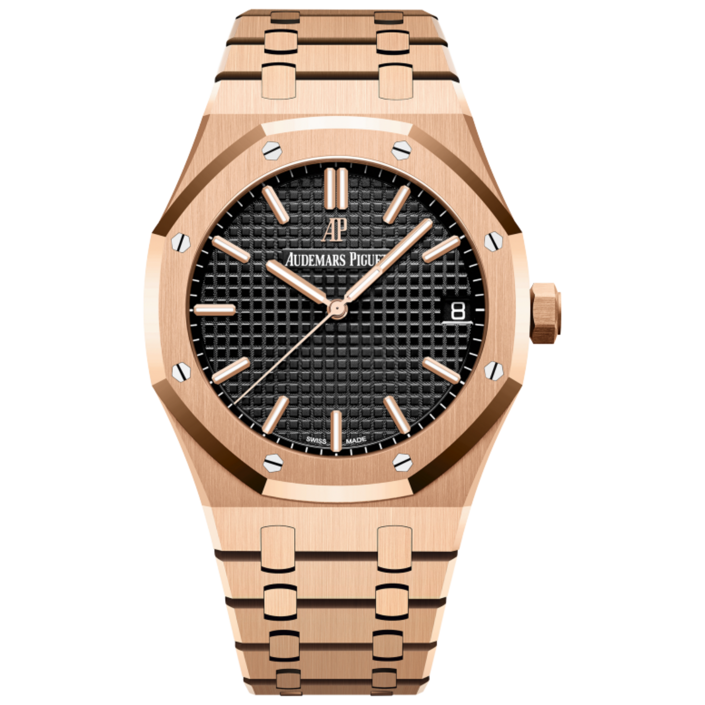 Audemars Piguet Royal Oak Ref. 15500OR.OO.1220OR.01 41MM Full Rose Gold Black Dial