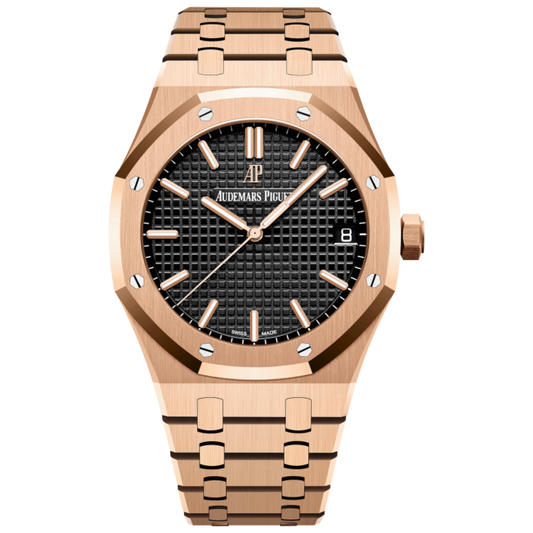 Audemars Piguet Royal Oak Ref. 15500OR.OO.1220OR.01 41MM Full Rose Gold Black Dial