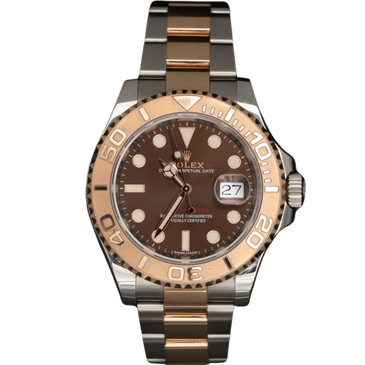 Rolex Yachtmaster Ref. 116621 Two Tone RG/SS Chocolate Dial