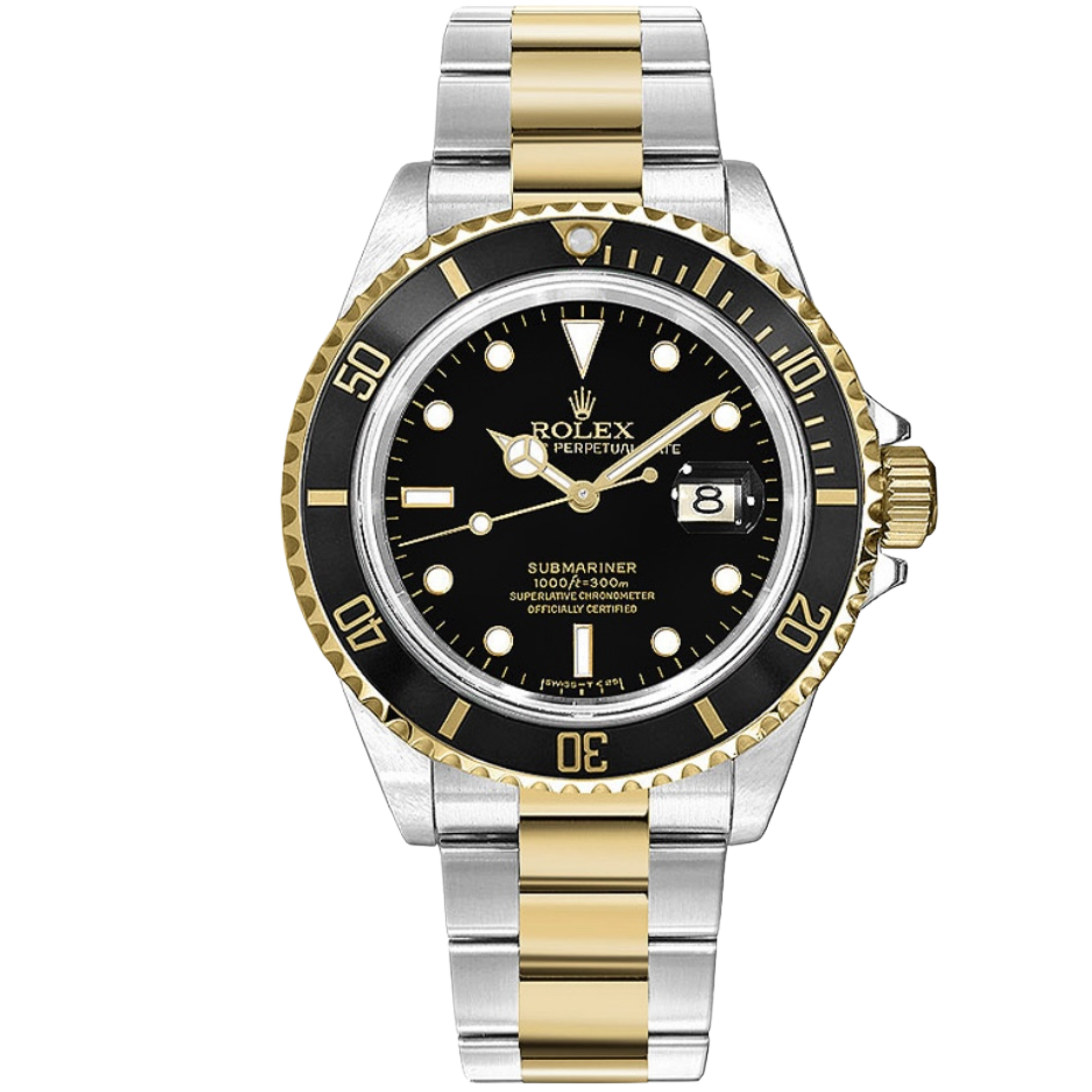 Rolex Ref. 16613 Submariner Two Tone Black Dial