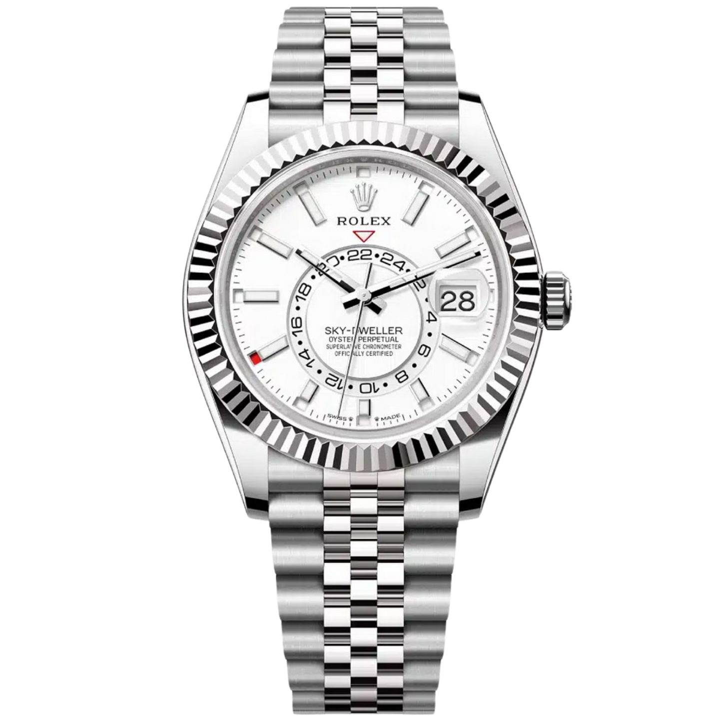 Rolex SkyDweller 336934 42mm Steel Jubilee White Dial