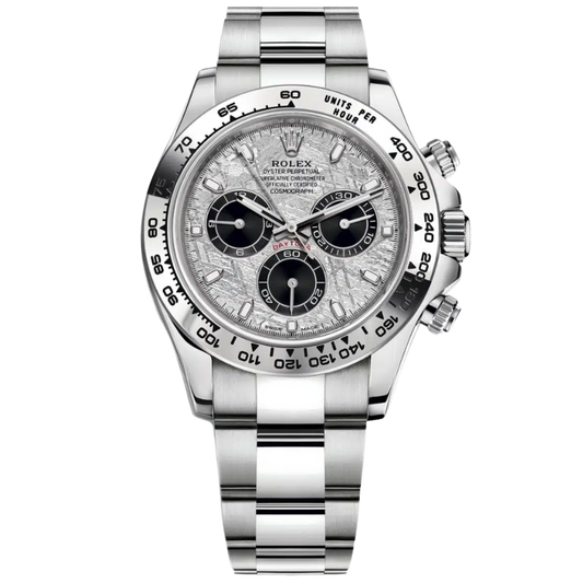 Rolex Daytona 116509 40mm White Gold on Bracelet Meteorite Dial