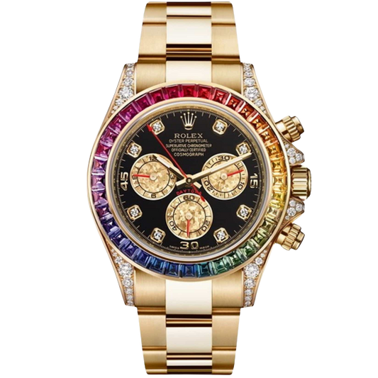 Rolex Daytona Ref. 116598RBOW Yellow Gold Rainbow Black Dial