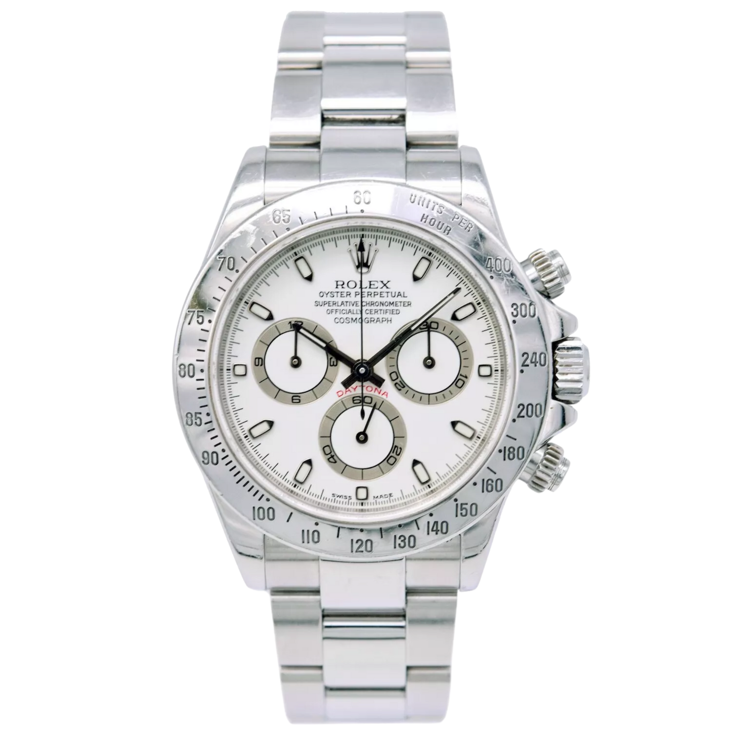 Rolex Daytona Ref. 116520 Stainless Steel White Dial