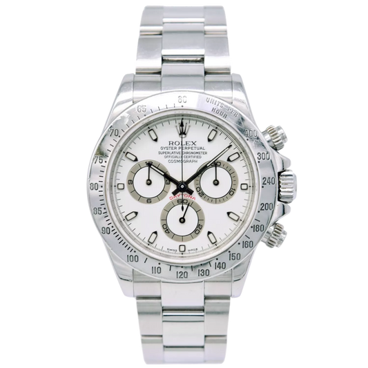 Rolex Daytona Ref. 116520 Stainless Steel White Dial
