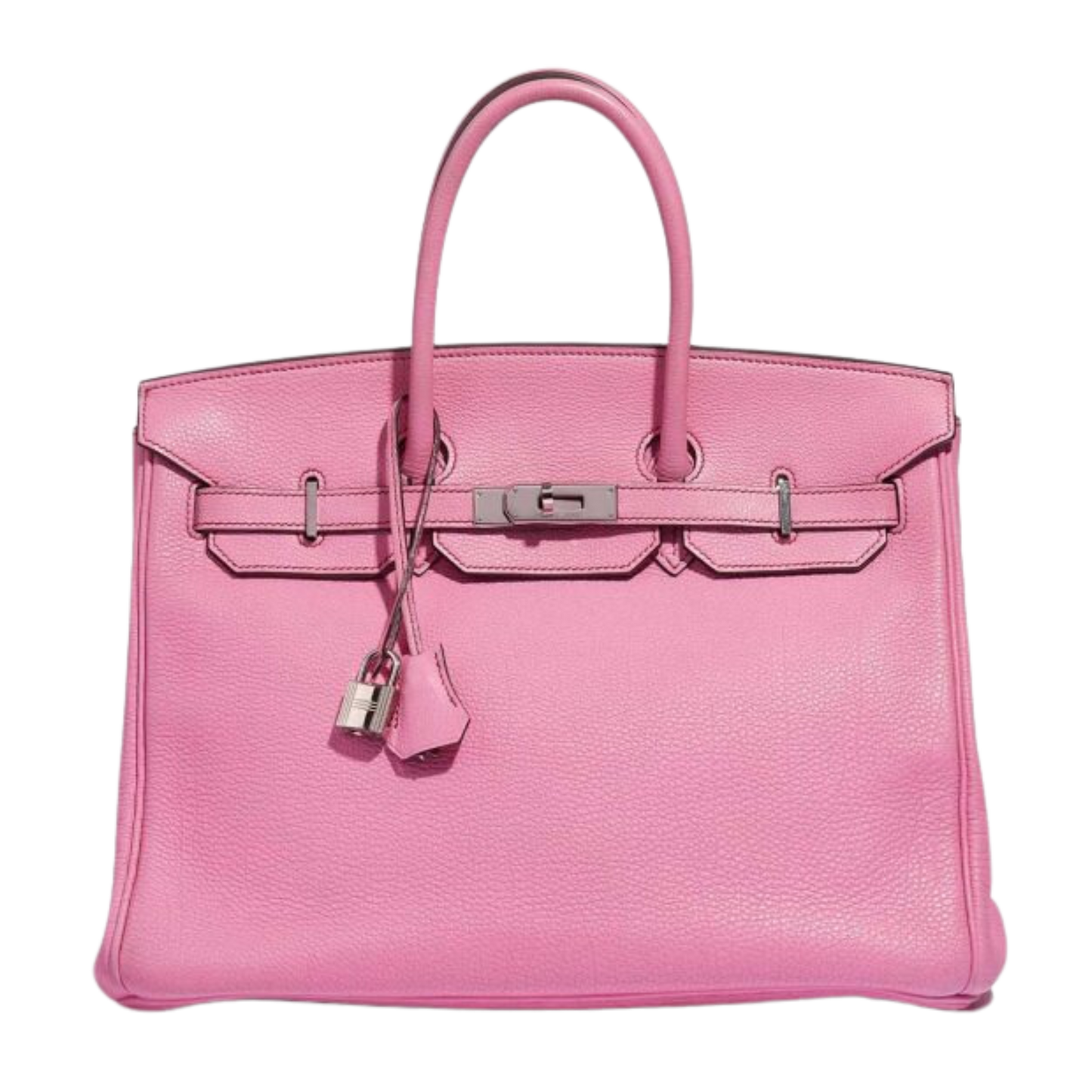 Hermes Birkin 35 Bubblegum Clemence Leather