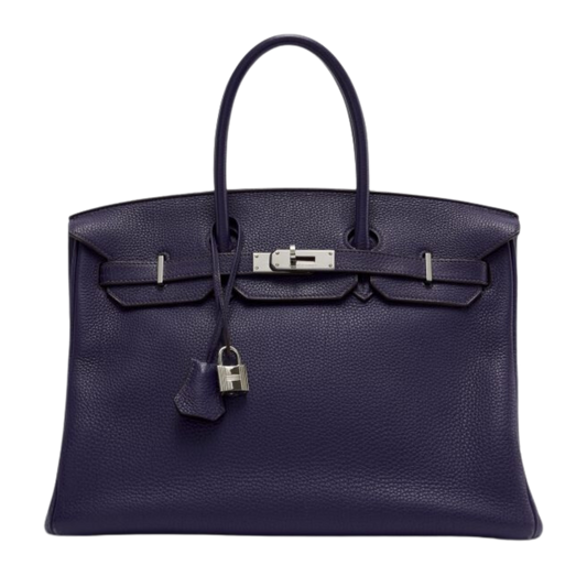 Hermes Birkin 35 Ultraviolet Clemence Leather