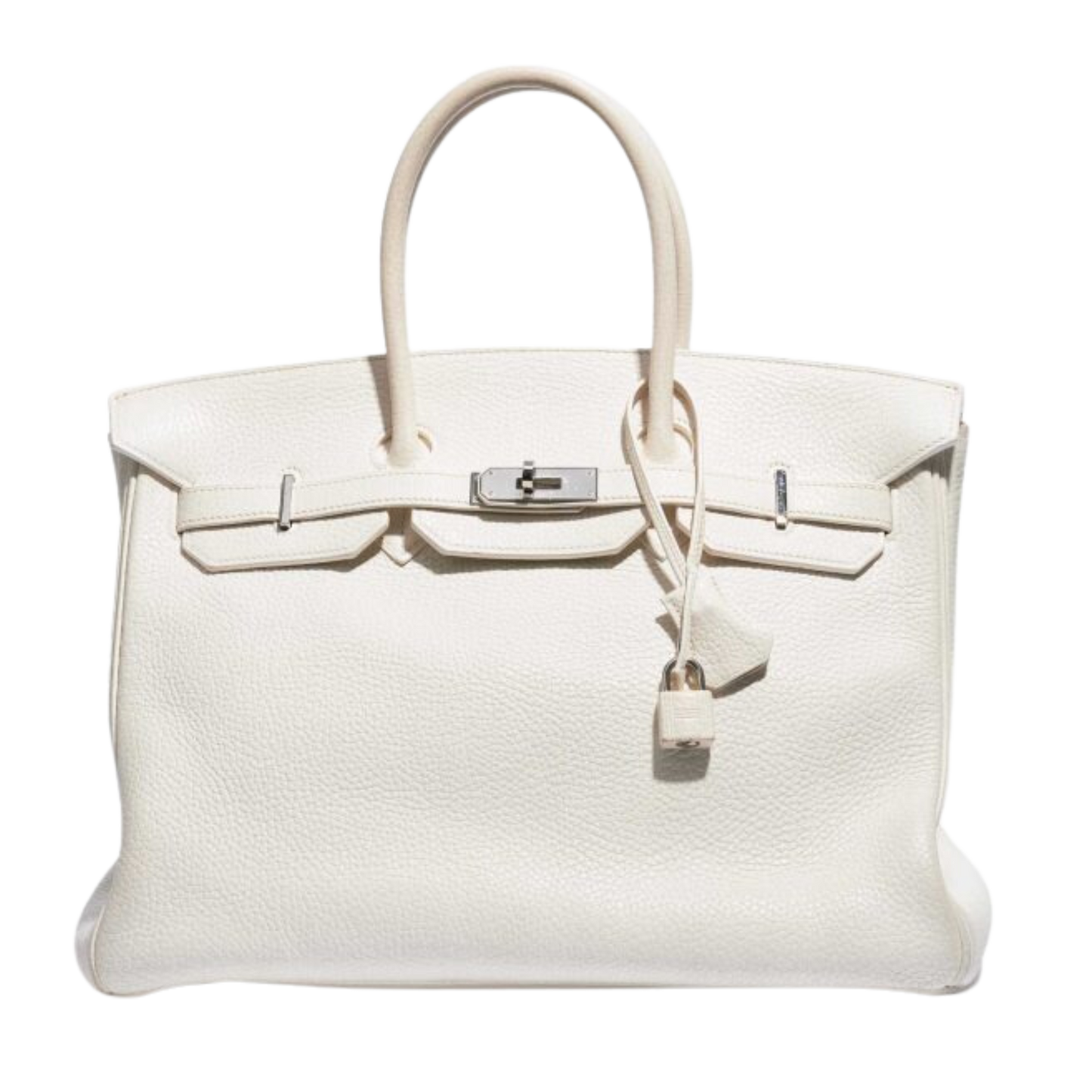 Hermes Birkin 35 White Clemence Leather