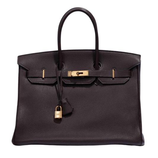 Hermes Birkin 35 Chocolate Clemence Leather