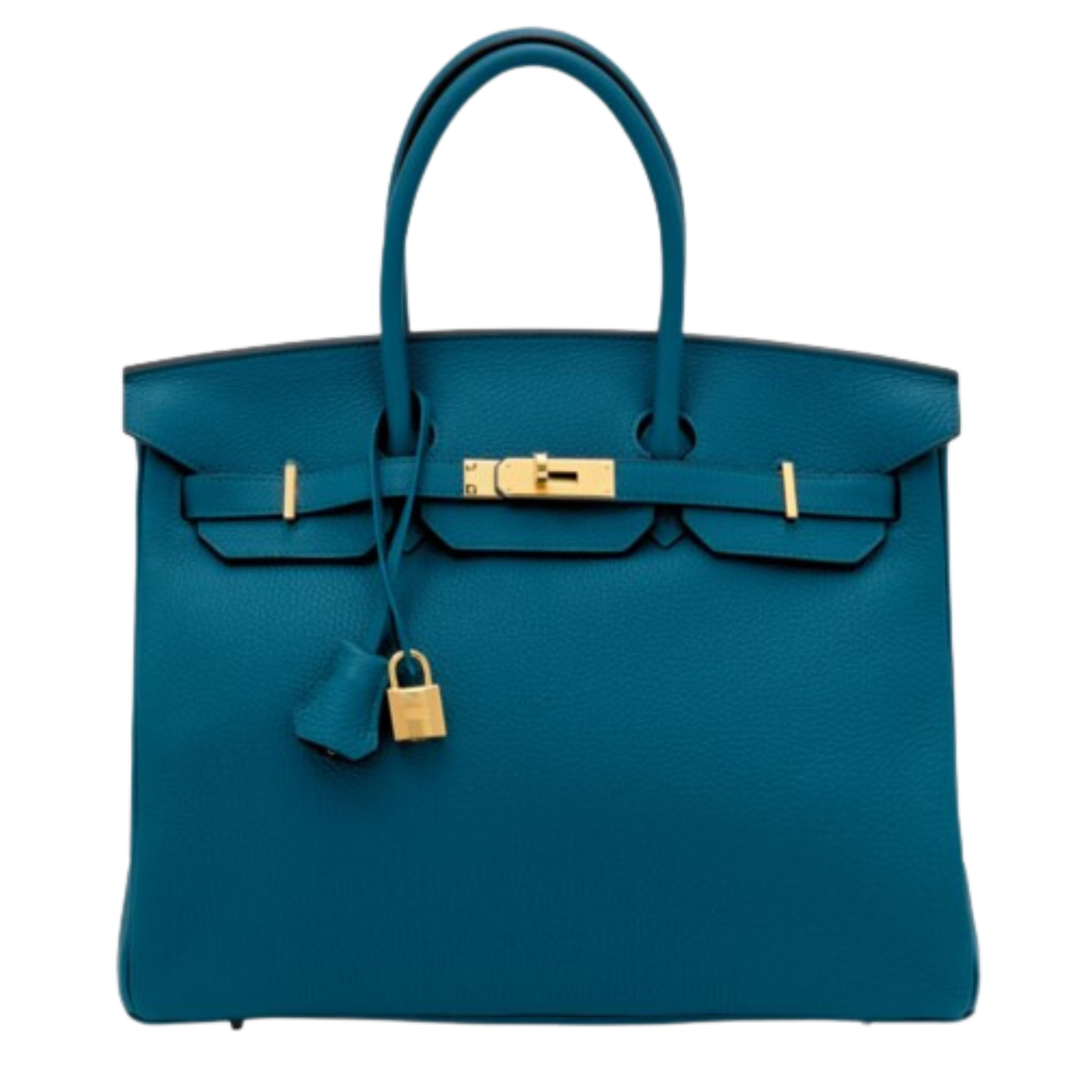 Hermes Birkin 35 Vert Bosphore Clemence Leather