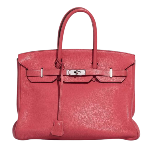 Hermes Birkin 35 Rose Lipstick Clemence Leather