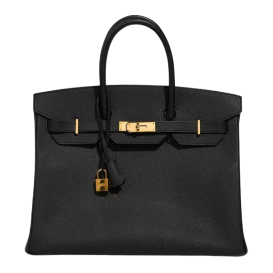 Hermes Birkin 35 Noir Epsom Leather