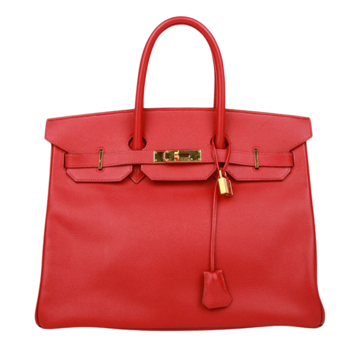 Hermes Birkin 35 Rouge Vif Epsom Leather