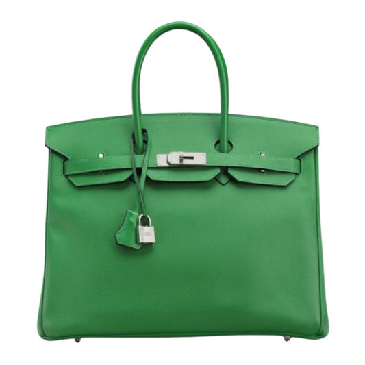 Hermes Birkin 35 Vert Bengal Epsom Leather