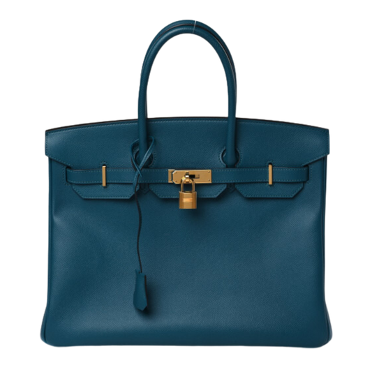 Hermes Birkin 35 Vert Bosphore Epsom Leather