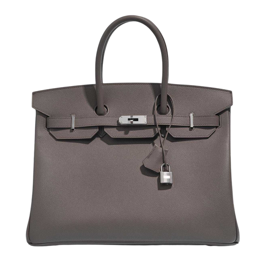 Hermes Birkin 35 Etain Epsom Leather