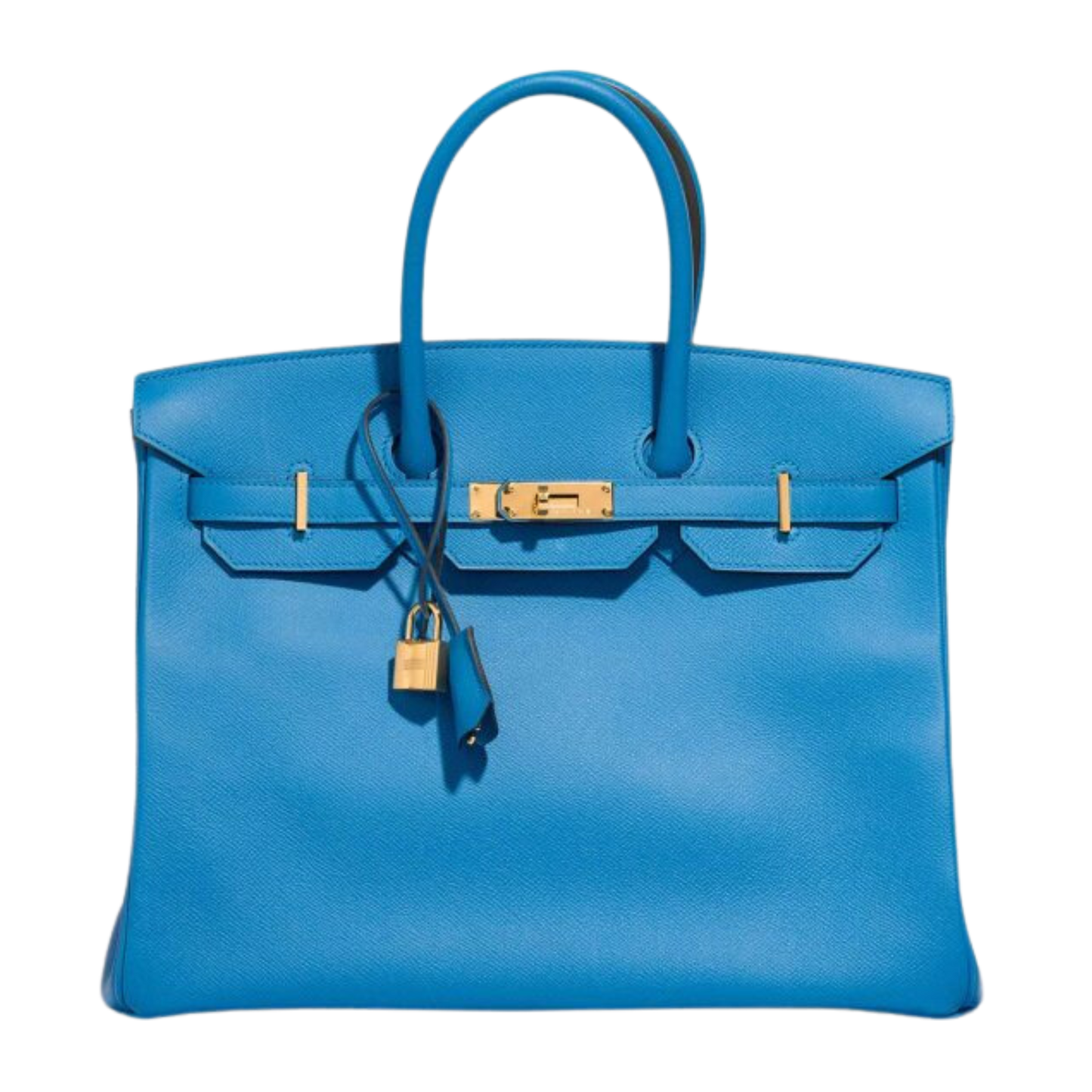 Hermes Birkin 35 Bleu Zanzibar Epsom Leather