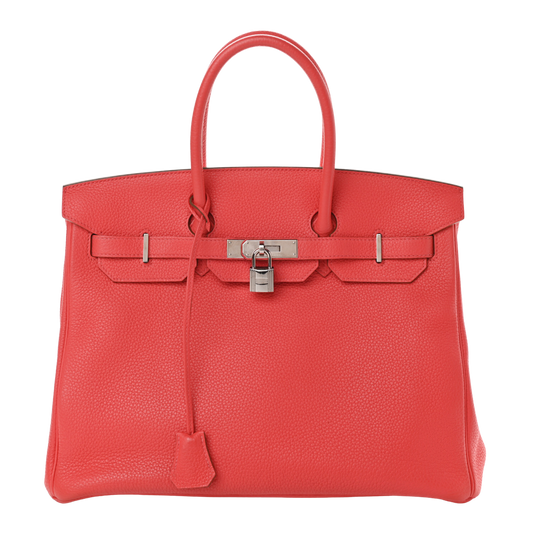 Hermes Birkin 35 Rose Jaipur Togo Leather